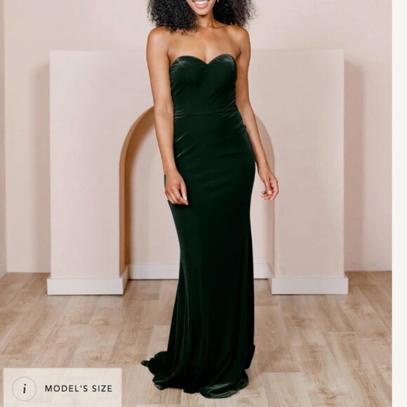 Quinn Velvet Dress - Picture 1 of 2